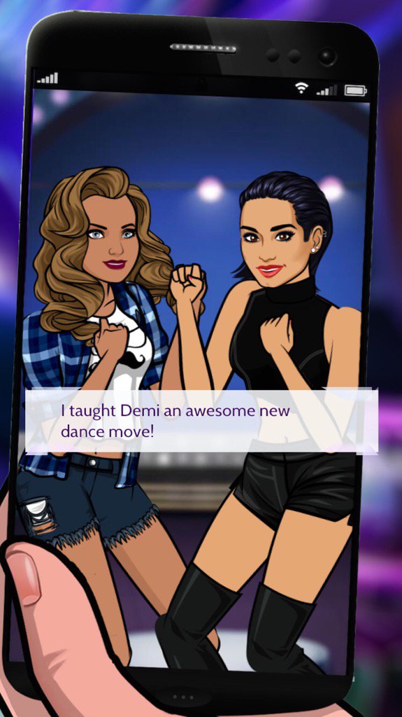 SydBThur's tweet photo. I just taught Demi a new dance move! #demipathtofame https://t.co/HJa8xCVnPD https://t.co/wyEfvTf2Yg