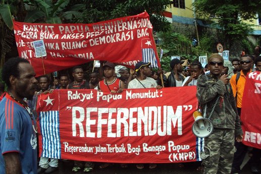 FreeWestPapua's tweet photo. All peoples have the right to self-determination under international law. #LetWestPapuaVote #WestPapua #Indonesia https://t.co/YaA18kCfKX