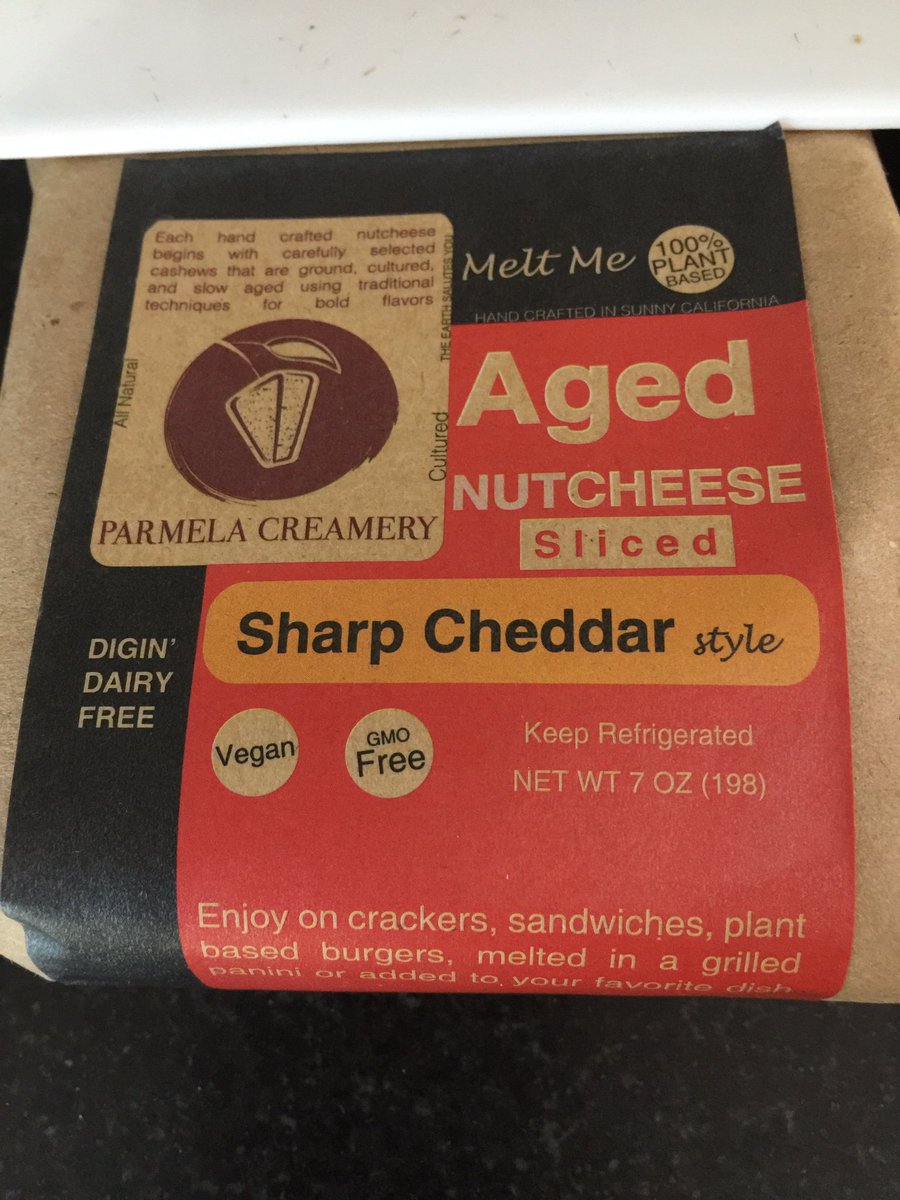 <a href="/ParmelaCreamery/">ParmelaCreamery</a> I just found you! Love your vegan nut milk nutcheese. It tastes better than others it melts, too!