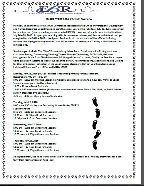 LatrendaK's tweet photo. Save the date! #SMARTSTART2016 July 25 - 28 #pd_ebr #ebrschools https://t.co/gIiH2rywRh