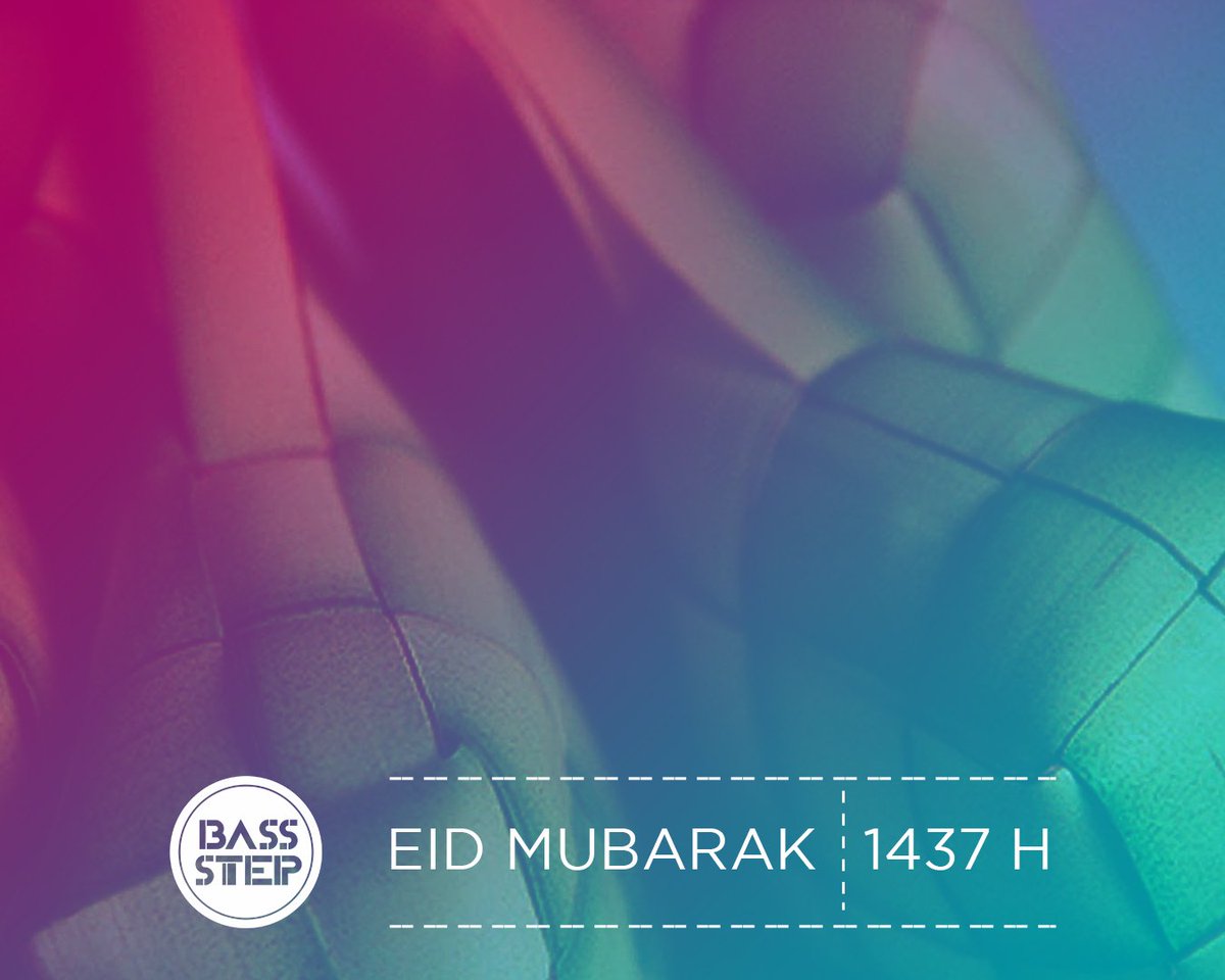 Happy #EidMubarak • Selamat Hari Raya Idul Fitri 1437 H. Mohon maaf lahir dan batin #BassStepMerch #IdulFitri1437H