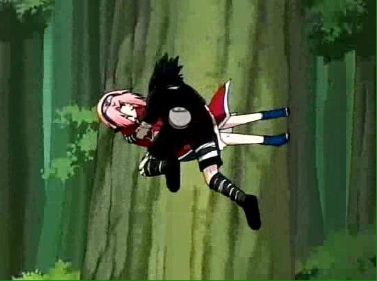 ShogiGod's tweet image. rare pic of sasuke picking up trash in the forest.