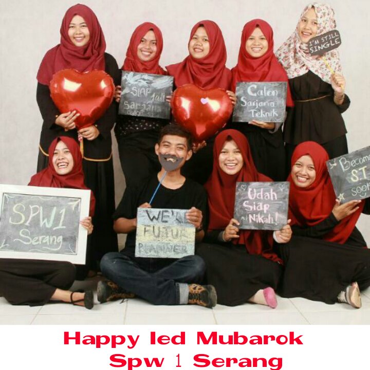 kami Spw 1 dan seluruh kerabat Planologi Serang, mengucapkan HAPPY IED MUBAROK 1437 H . :))))