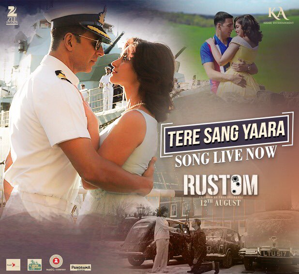 Celebrate the feeling of togetherness with the first song from #Rustom: bit.ly/TereSangYaara #TereSangYaara🎶