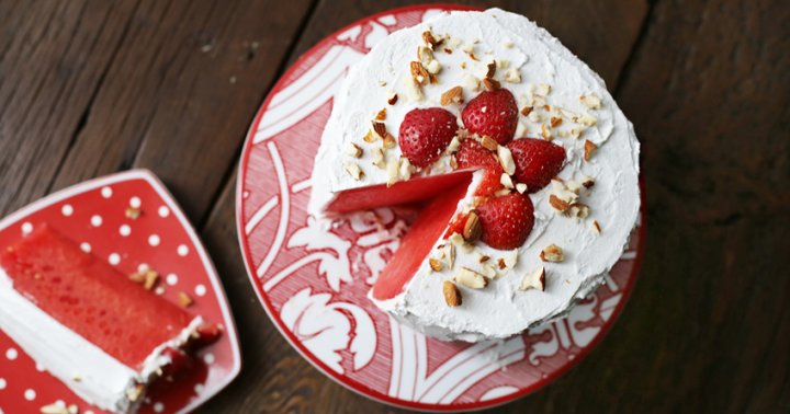 theblendergirl's tweet photo. #Watermelon Cake Is A Thing &amp; It's Delicious: Here's #HowTo Make It https://t.co/8xDZT6vuk1 @mindbodygreen #dessert https://t.co/gc5WgNOtf8