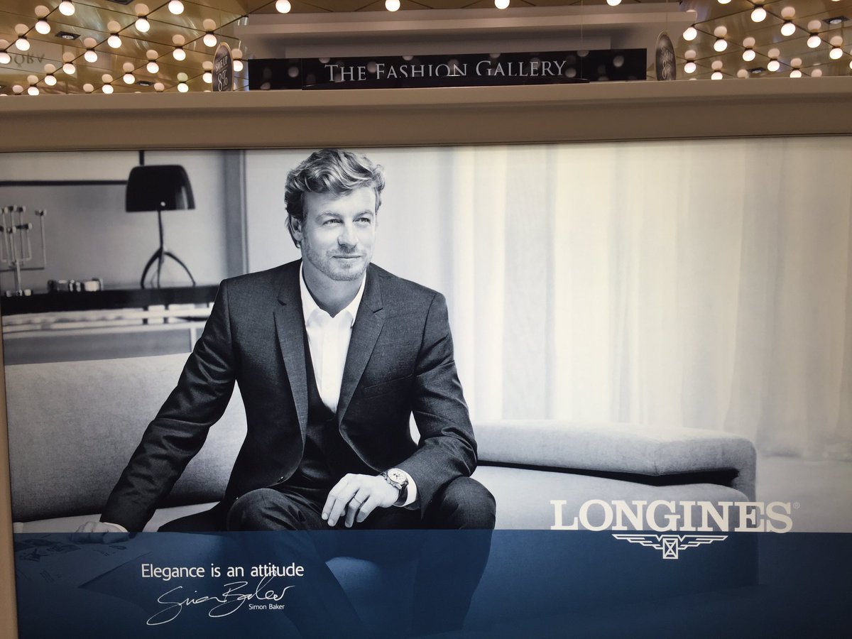 It's a reflex.. I need to stop and admire him #SimonBaker