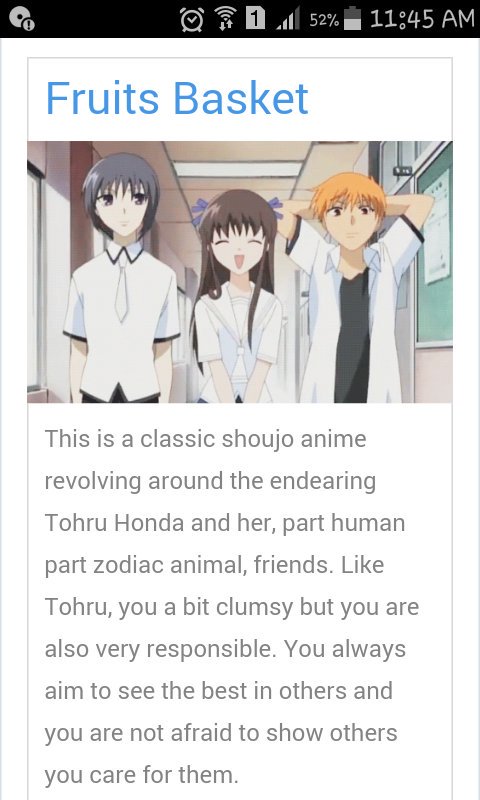 Anime Zodiac Quiz