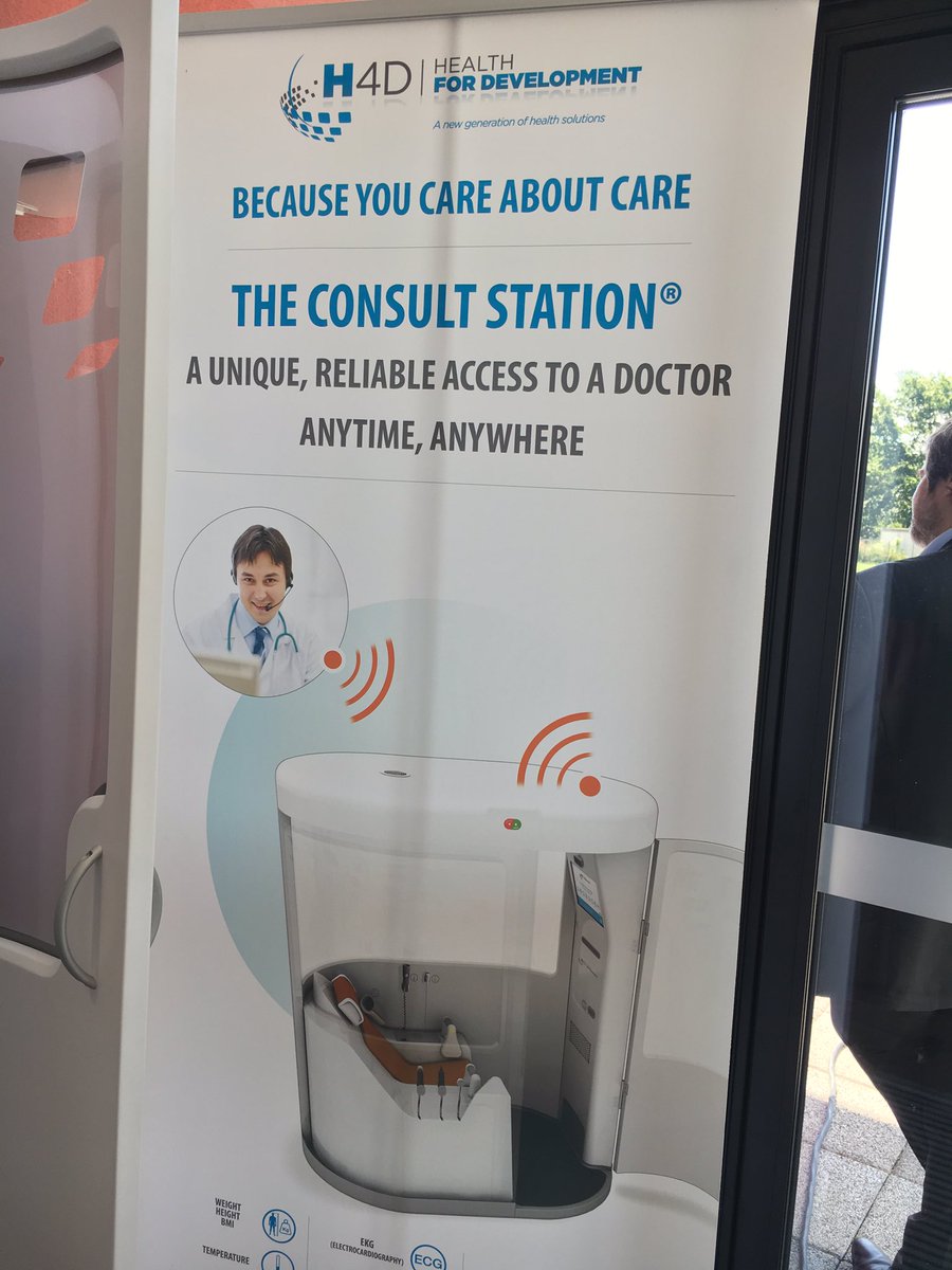 CelineSportisse's tweet image. #univesante16 Passage au stand #H4D pour voir la consult'station, cabinet médical connecté #esanté #hcsmeufr