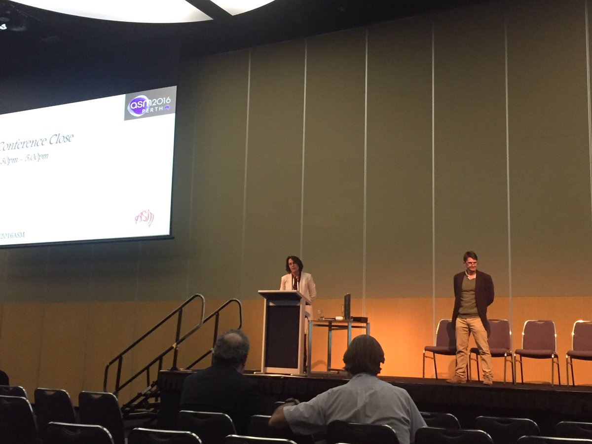 AUSSOCMIC's tweet photo. Conference comes to a close in Perth. A big thank you for all the speakers, delegates and sponsors of #2016ASM!!! https://t.co/g2fGiir4yl