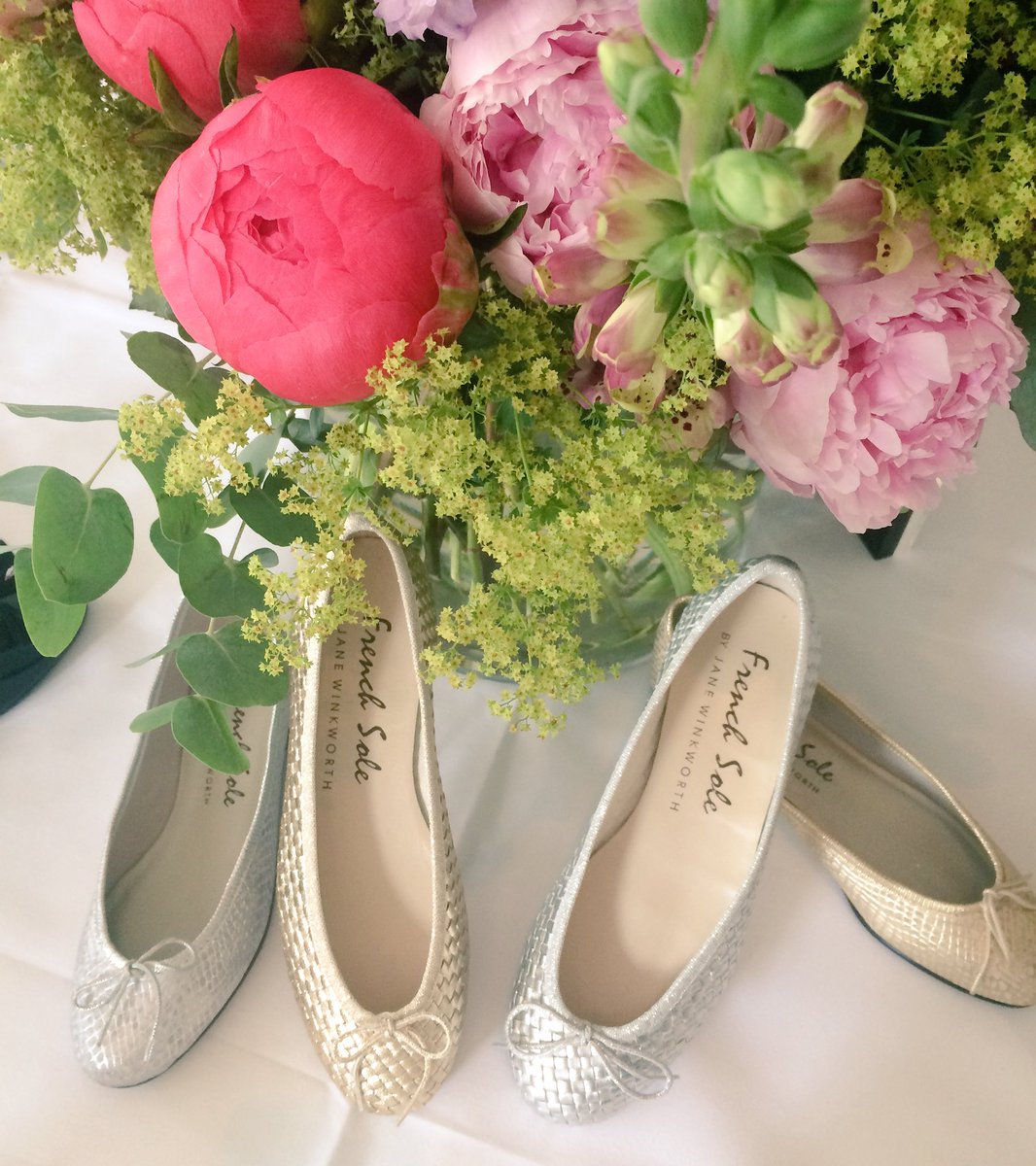 danaeBTS's tweet photo. Beautiful a/w preview this morning @frenchsole #frenchsoleconfetti see more @Bridestheshow this October! https://t.co/HVuzmAyecb