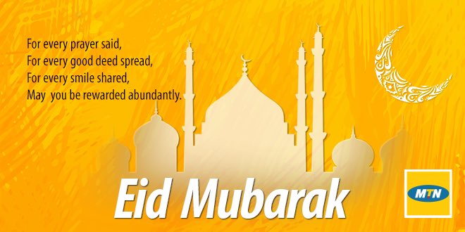 MTNNG's tweet image. In every shared smile,in every silent prayer answered&amp;amp;in every opportunity..May Allah bless you greatly! #EidMubarak