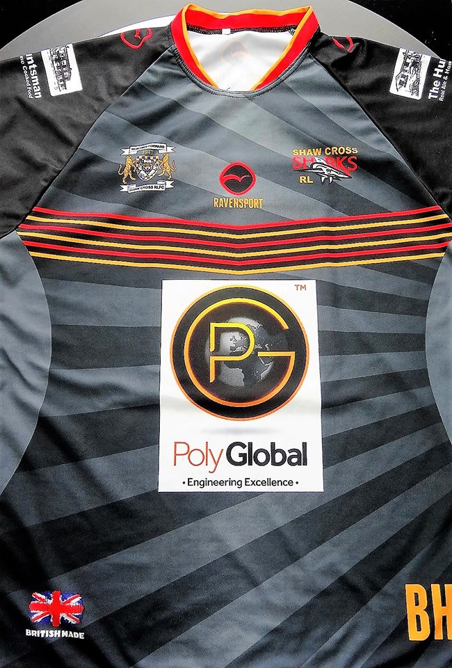 Poly_Global's tweet photo. Honoured to be proud sponsors of @shawxsharks! Good luck for the rest of the year lads! #Sharks #PolyGlobal https://t.co/BzbJFIflvH