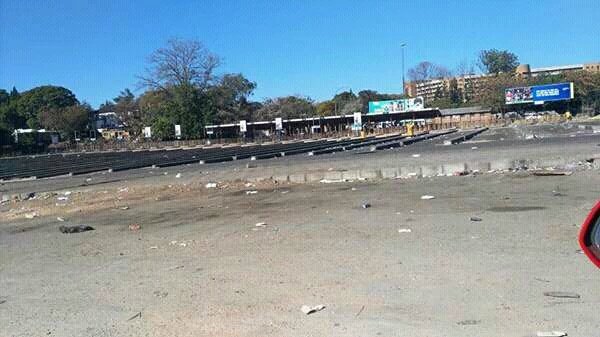 simply_tsitsi's tweet photo. Just in case you are wondering what Godini terminus in Bulawayo is looking like.

#ShutdownZimbabwe2016 https://t.co/qDuXUxKr4I
