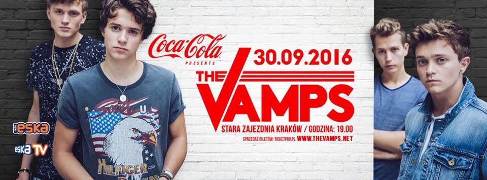 30/09/2016 - Kraków @ Stara Zajezdnia ticketpro.pl/jnp/muzyka/189…
#TheVampsInPoland