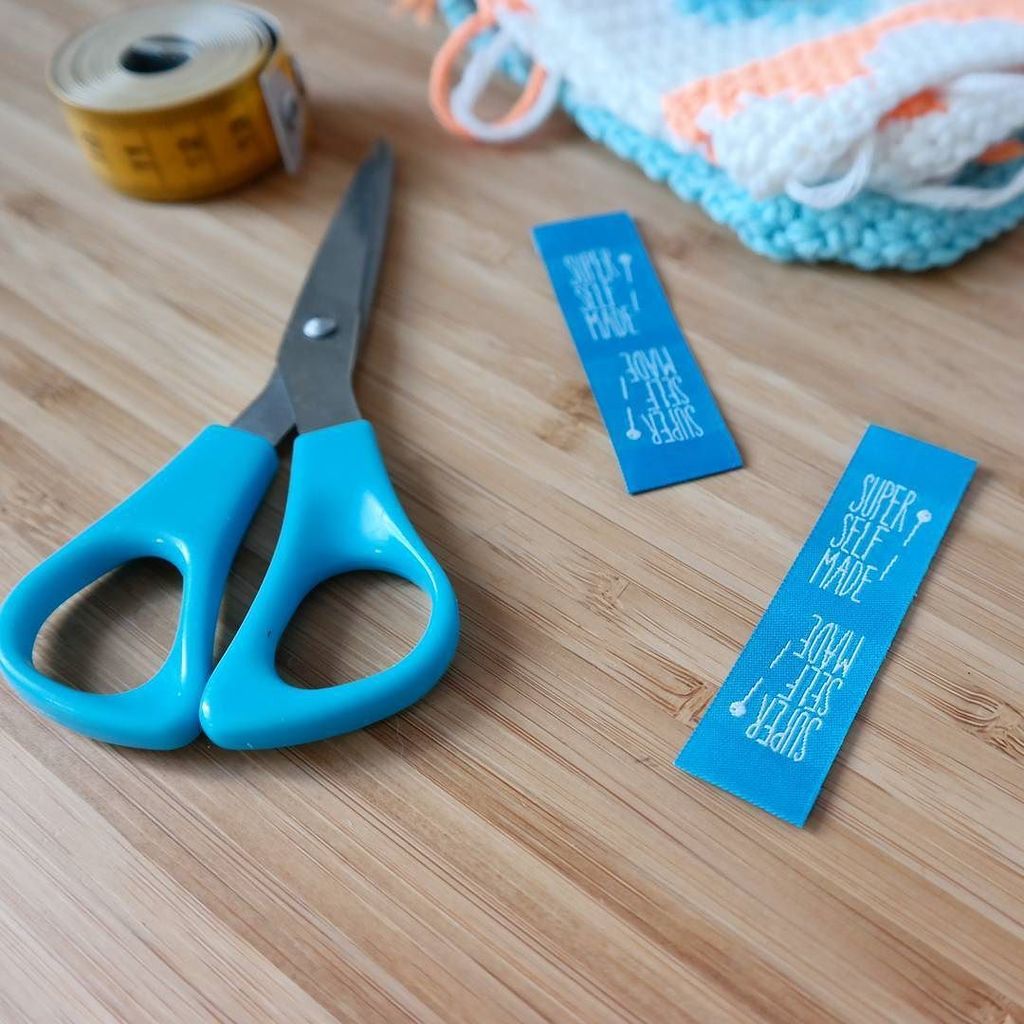 women_whocreate's tweet photo. I just couldn't resist these sew in labels in the John Lewis sale... SUPER SELF MADE 💙✂💙✂💙
#favehandmade #supermake… https://t.co/gggkEwsjSh