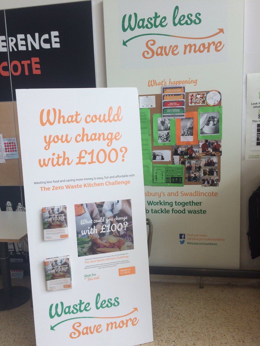 Kie_Swadlincote's tweet photo. £100 to spend on products that help to reduce food waste. To apply and for more information come in store. #WLSM https://t.co/sCaJ2vKqIj