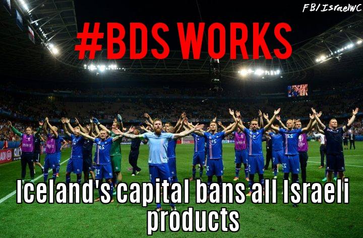 islamicfreedom's tweet photo. the Icelandic capital Reykjavik has passed a resolution banning all Israeli-made products,
Thank you #Iceland <3 https://t.co/8zYHgbes1v