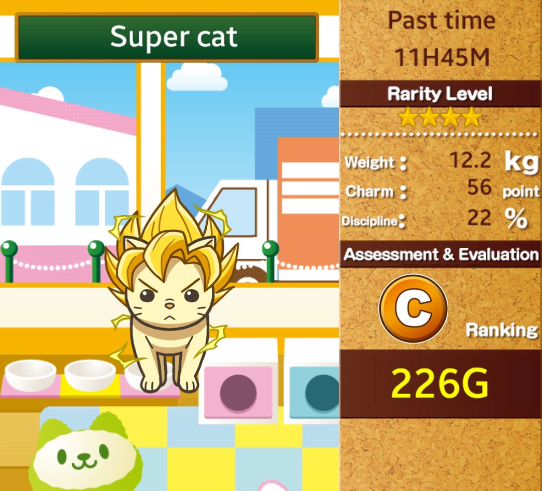 You handed over 『Super cat』as『'Popular with young men!』
【Free】 Cat raising game Cat cafe

bit.ly/20QsEAfì