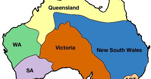 Map Of Australian States Vivid Maps Sur Twitter : "Australian States & Territories Sized By  Population Https://T.co/C8L92N32Yj #Australia #Population  Https://T.co/Enguzppzno" / Twitter