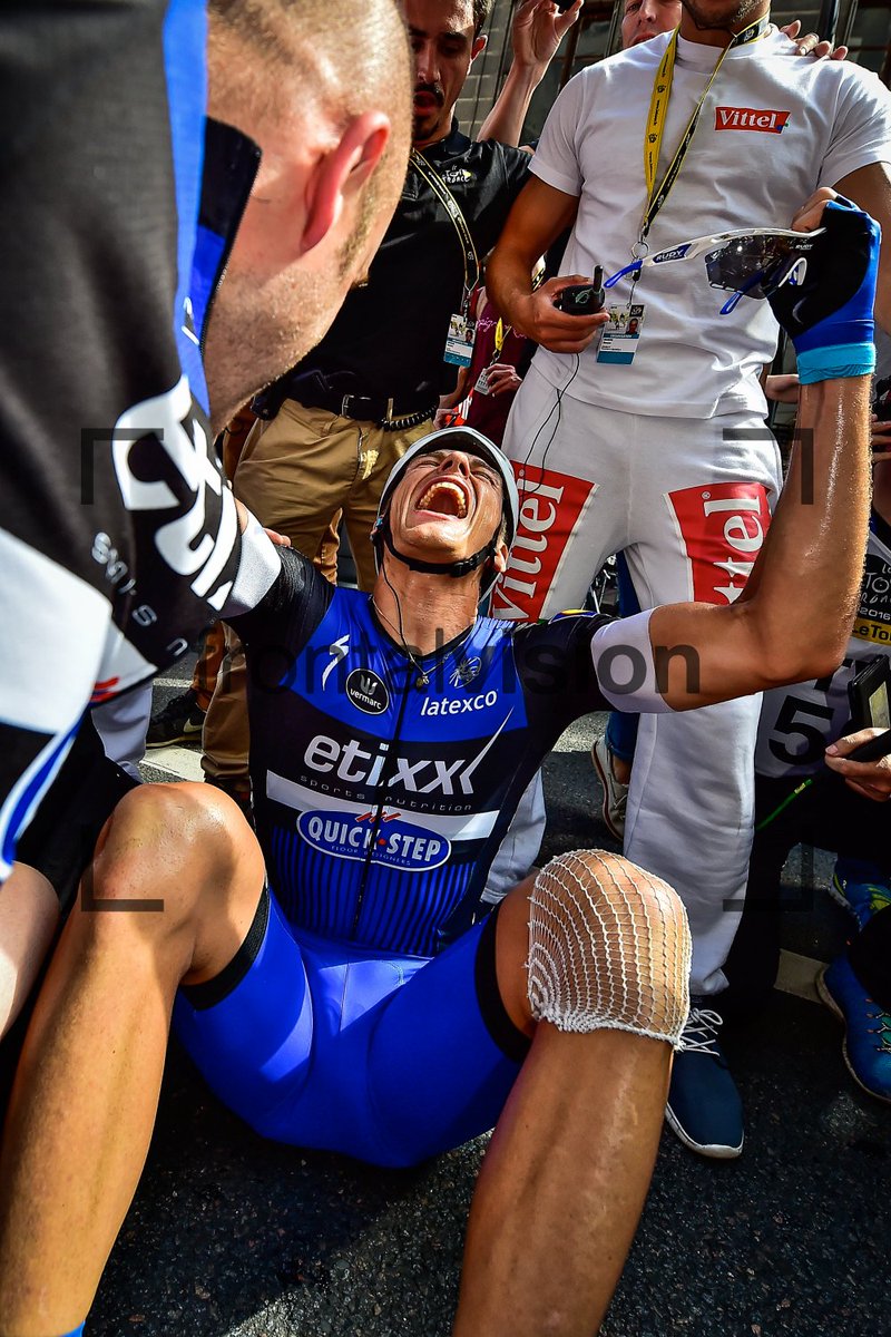 frontalvision's tweet photo. What a triumph for Marcel Kittel at #TDF2016 #WayToRide Congratulation. Our photos, that say more than words. https://t.co/8THiT1SRqP