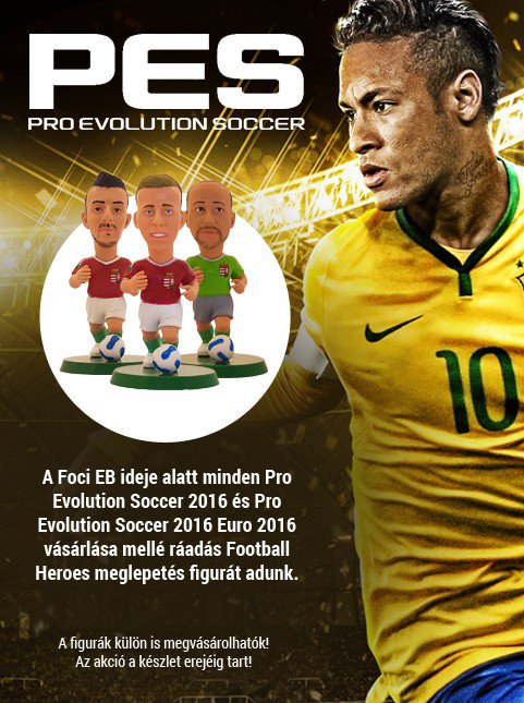 576KByte's tweet image. Ne feledd, hogy az EB ideje alatt meglepetés figurával csaphatsz le a PES 2016-ra: bit.ly/1W30e7C