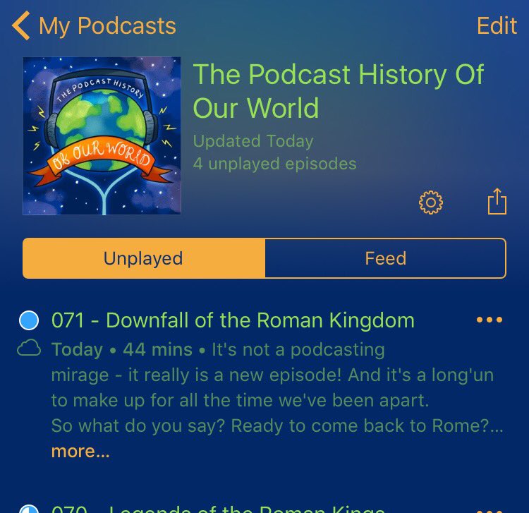 <a href="/PodcastHistory/">Rob Monaco</a> Hi Rob! Just saw this in my podcast feed!🎉🎉🎉🎉 Made my day! Thx for coming back to us! 🤗