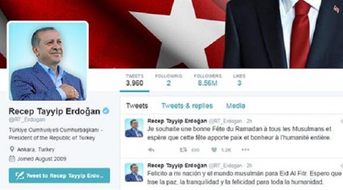 Presiden Erdogan Ucapkan Selamat Lebaran dalam Bahasa Indonesia  global.liputan6.com/read/2547354/p…