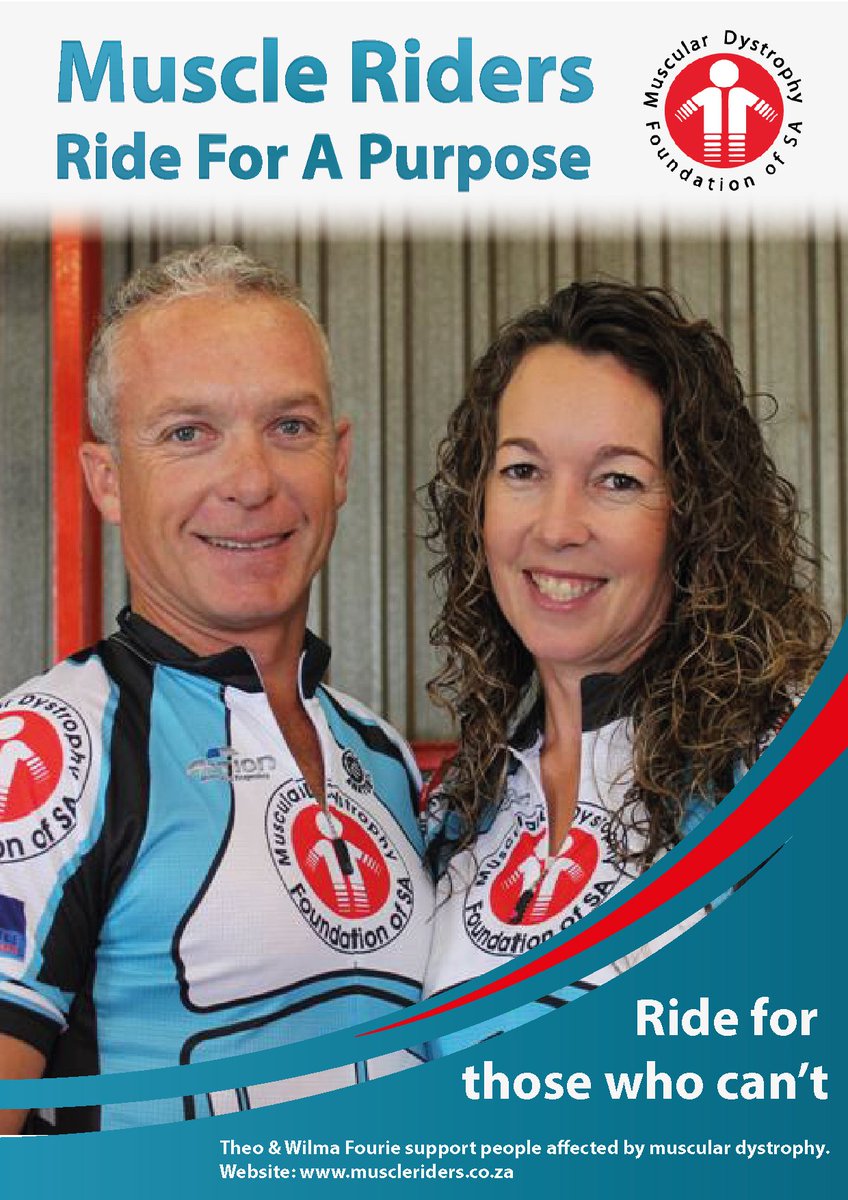 MuscleRiders's tweet photo. Theo &amp; Wilma Fourie supports the @MuscleRiders in the @947Cycle #CharityFundraising #charity #cycling https://t.co/Adpk0z15qw