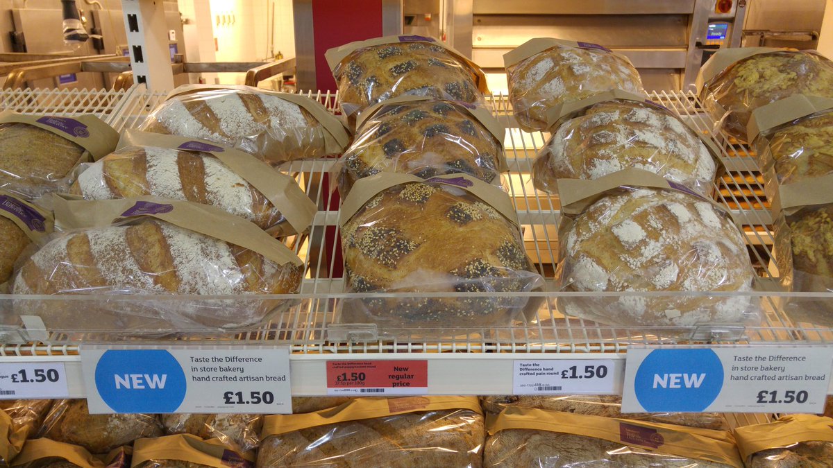 TeamBerryden's tweet photo. Sainsburys Berryden Bakery department has Taste The Difference Hand crafted Artisan Bread on sale at €1.50 today. https://t.co/bHltcLvLZl