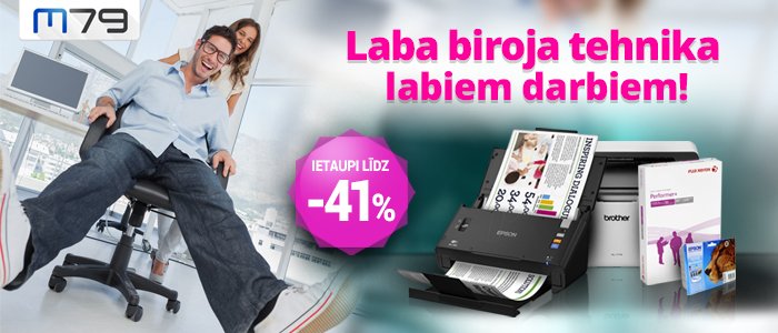 M79's tweet photo. Laba biroja tehnika labiem darbiem!
https://t.co/rY5Dv5yWNt
#printeri #skanneri #kārtridži #atlaides #izpārdošana https://t.co/ywTeR3jzpi