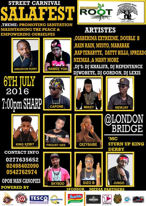 KwacyDeSinger_'s tweet photo. Let's kill dis #StreetCarnivalSalafest @CapeCoast, London Bridge
#TPnB
#prraga https://t.co/SCMc39kOBg