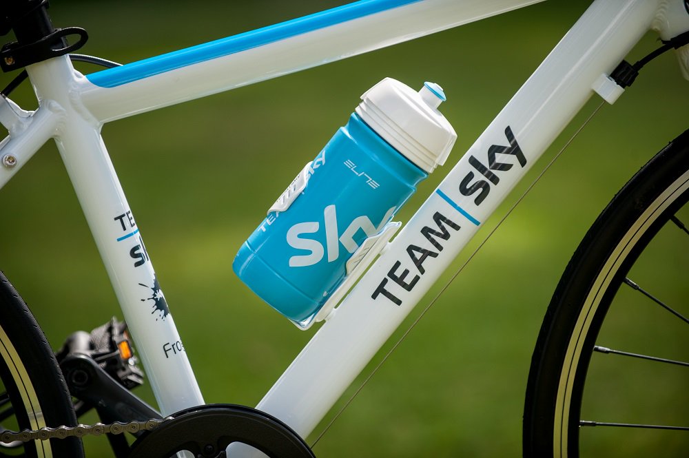 team sky bottle cage