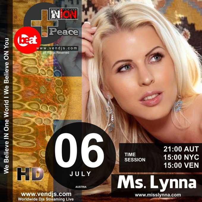 #DJ Ms.Lynna on #radio Venezuela today! Check this flyer for more info and enjoy :-* https://t.co/e7<a href="/tag/dj"class="tags">#DJ</a><a href="/tag/radio"class="tags">#radio</a>
