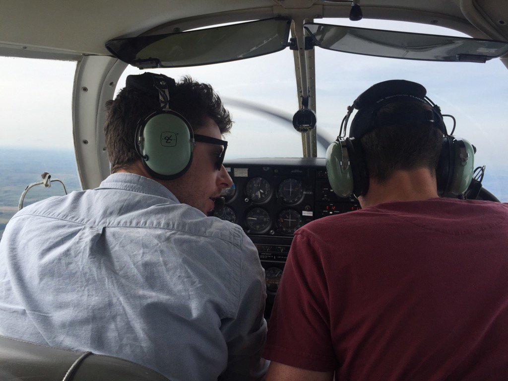 purpleaviation's tweet photo. Flying down with Rich &amp; Sam to collect C42 G-CFIT from Old Sarum to add to school fleet https://t.co/Rixyyb2XqO