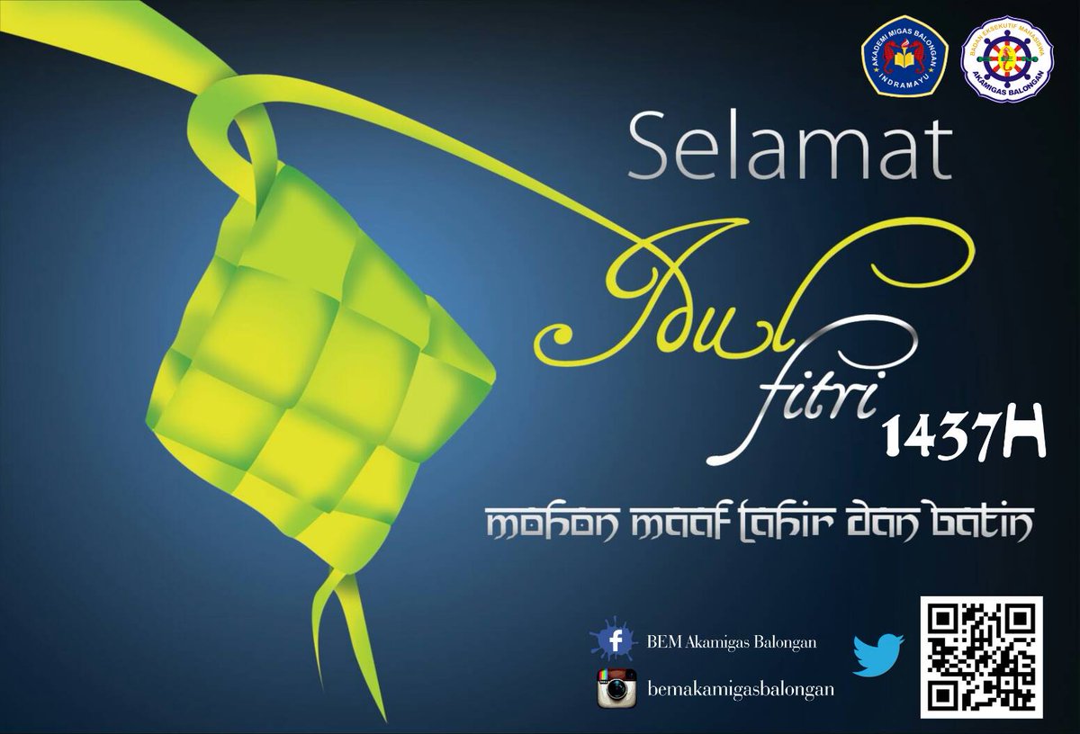 BEM_AKB's tweet photo. Selamat hari raya idul fitri 1437 H. Mohon maaf lahir dan batin yaa ukhti yaa akhii 👼 https://t.co/m4evfxp7yk