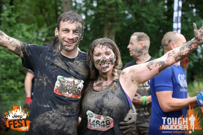 Blazeman_News's tweet photo. Great effort Kayleigh and Dougie! Tough Mudder....raised over £500 for the Vine Trust! #teamblaze https://t.co/T5XZaosLLM