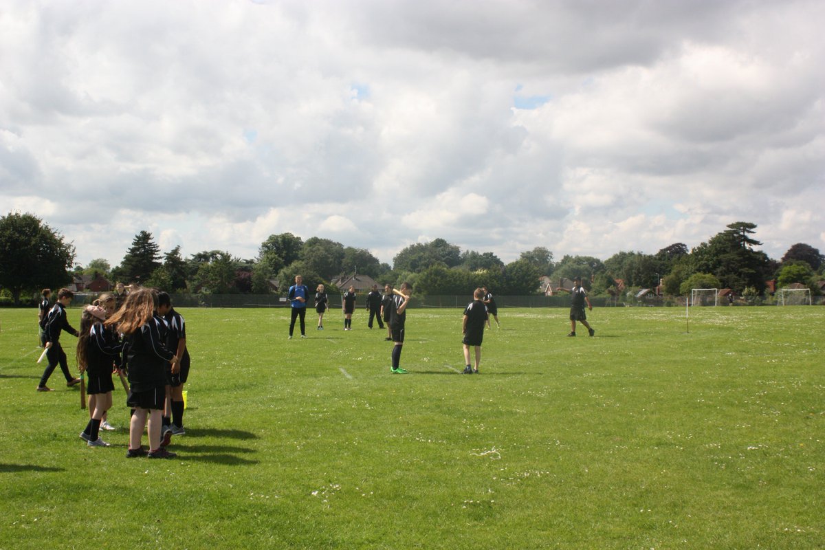 Fantastic sportsmanship on display during the extremely competitive inter house rounders competition #growthmindset