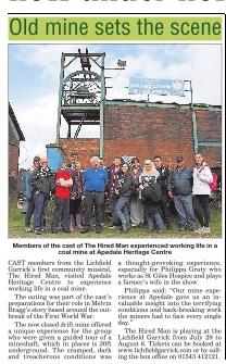 Great feature in <a href="/ExpressandStar/">Express & Star</a> for #thehiredman