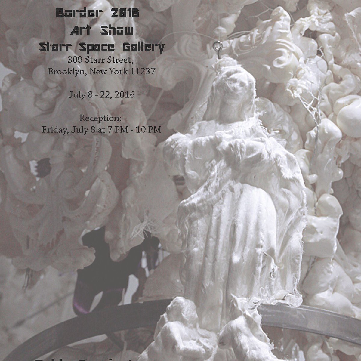 pablogl_art's tweet photo. Don't miss this Friday8th at 7pm the opening reception of #border2016 at #starrspacegallery in #bushwick #nyc #silk https://t.co/IcHlIUfAD4