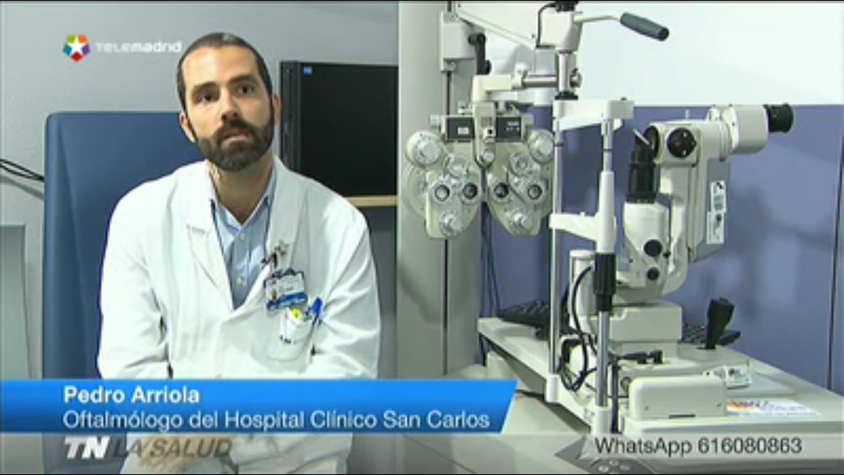 doctorgegundez's tweet photo. El Dr. Pedro Arriola explica en Telemadrid la necesidad de concienciar a los ciudadanos para donar sus córneas. https://t.co/on5YeO6Jey