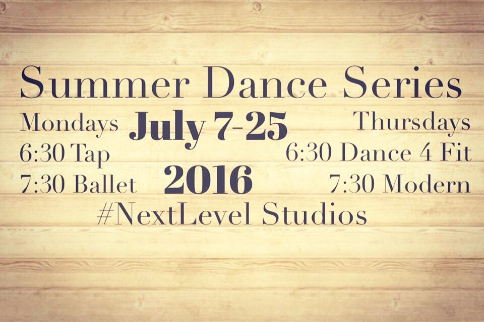 nextlvlstudio's tweet photo. Join us tomorrow for the start of our 3 week Summer Dance Series! @DancerK8 @MissAdamczyk @NGate_Musical https://t.co/O2XucFcnUz