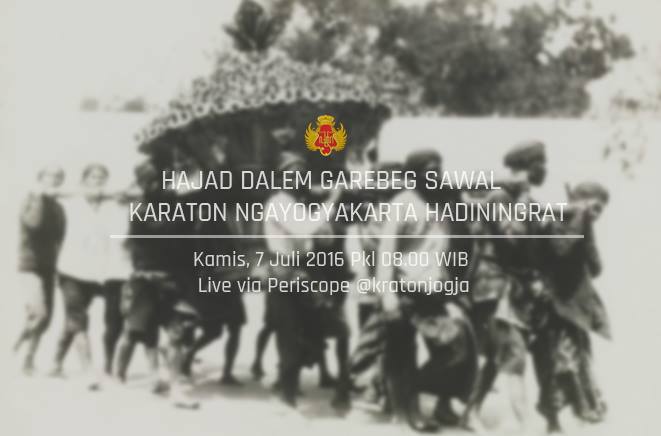 Keraton Yogyakarta (@kratonjogja) on Twitter photo Kraton Jogja gelar Garebeg Sawal bsk (7/7) di Alun2 utara & Masjid Gedhe mulai 08.00wib| Live Periscope <a href="/kratonjogja/">Keraton Yogyakarta</a> Kraton Jogja gelar Garebeg Sawal bsk (7/7) di Alun2 utara & Masjid Gedhe mulai 08.00wib| Live Periscope <a href="/kratonjogja/">Keraton Yogyakarta</a>