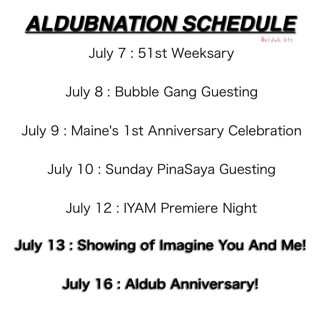 MaineLoversPH's tweet photo. Save the dates! Hahahahahah 

(c) aldub.bts
@mainedcm 
@aldenrichards02 https://t.co/vbubWZnBOQ