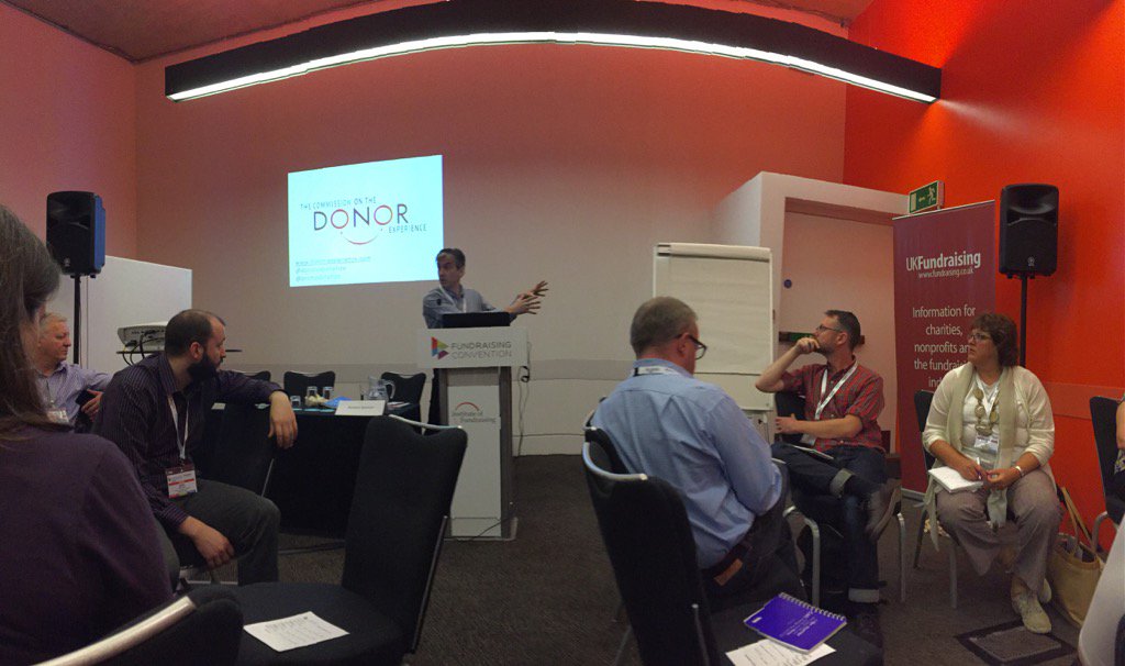 howardlake's tweet photo. Packed room for @DonorExperience session at #FundraisingConvention. Missed it? Second session this afternoon. https://t.co/r0vUVUXQ9g