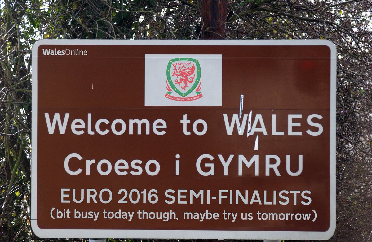 WalesOnline's tweet photo. Welcome to Wales...

#TogetherStronger https://t.co/DR7FJWkeCW