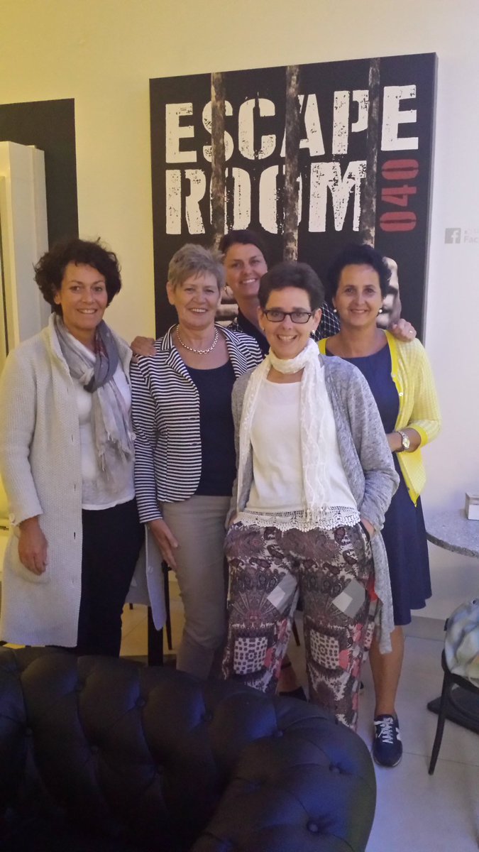 Niet ontsnapt 😣 <a href="/escaperoom040/">Escaperoom040</a>, wel erg leuk!!! #zuidzorg #InternalBranding
