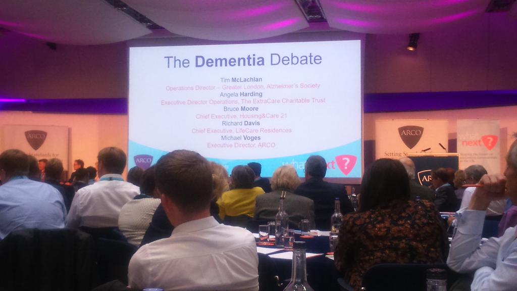 epworthsmithy's tweet photo. The Dementia and housing debate at #ARCO2016 very investing, technology an important part. https://t.co/6NHVZd8Ugo