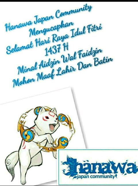 Segenap member Hanawa japan comunity mengucapkan Mohon maaf lahir dan batin...