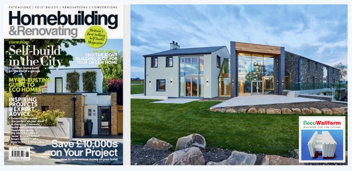 BecoWallform's tweet image. Fantastic #Wallform #ICF #SelfBuild feature in this months @MyHomebuilding magazine - on sale now!