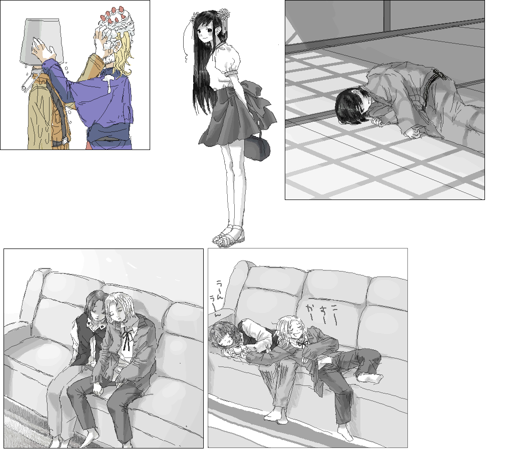 わい氏ヘタリアにいた時期もあんねんで
軽く8年前の絵とか混ざってます（震え声） 